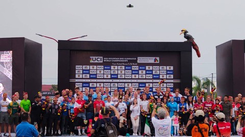 Peresmian Sirkuit SG 1973, venue UCI MTB World Championship 2023 di Palangka Raya, Sabtu (11/11). Foto: Dok. Istimewa