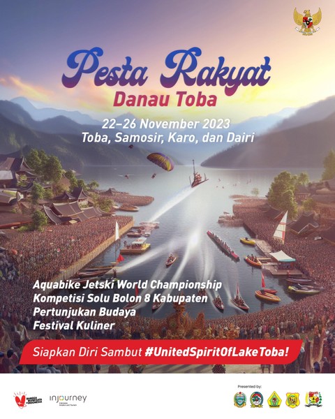 Pesta Rakyat Danau Toba yang diseleggarakan pada 22 November-26 November 2023. Foto: Dok. InJourney