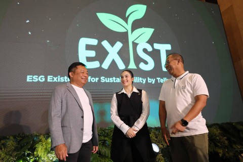 Peluncurkan logo baru Telkom ESG.  Foto: Dok. Istimewa