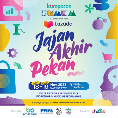 Jajan akhir pekan resmi digelar, Sabtu dan Minggu, 18-19 November 2023 di Chillax Sudirman. 