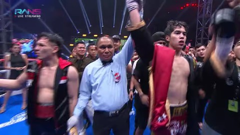 El Rumi menang tinju lawan Jefri Nichol. Foto: YouTube Rans Entertainment