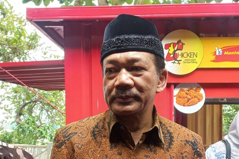 Ketua Baznas RI Noor Achmad dalam acara peluncuran ZCorner di kampus UIN Walisongo Semarang, Sabtu (18/11/2023). Foto: Intan Alliva Khansa/kumparan