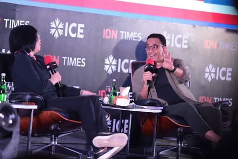 Capres Koalisi Perubahan untuk Persatuan, Anies Baswedan dalam Indonesia Millennial and Gen Z Summit di Senayan Park, Jakarta Pusat, Jumat (24/11). Foto: Dok. Istimewa