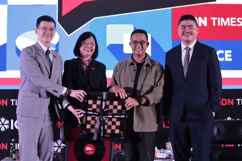 Capres Anies Baswedan dalam Indonesia Millennial and Gen Z Summit. Foto: Dok. Istimewa