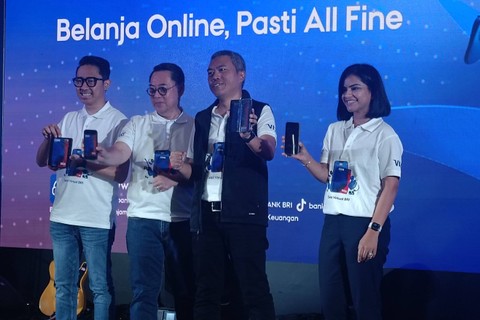 PT Bank Rakyat Indonesia (Persero) Tbk bersama Visa Indonesia meluncurkan Debit Virtual BRI, Sabtu, di Gandaria Mall Jakarta, Sabtu (25/11/2023). Foto: Akbar Maulana/kumparan