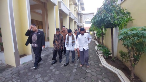 Amien Rais temui Abu Bakar Ba'asyir di Ponpes Al-Mukmin Nguruki Sukoharjo. Foto: kumparan