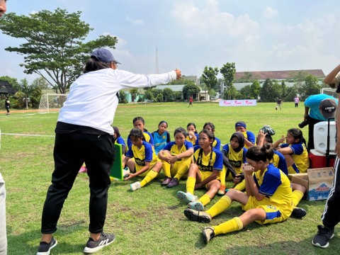 Putri JP di Festival Sepak Bola Putri U-12 ASBWI Banten. Foto: Antika Fahira/kumparanBOLANITA