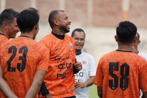 Striker Persija Jakarta, Gustavo Almeida. Foto: Media Persija