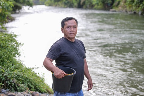 Kepala Desa Garoga, Batangtoru, Risman Rambe. Foto: Aditia Noviansyah/kumparan