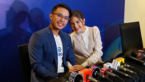 Yakup Hasibuan dan Jessica Mila saat ditemui di Kawasan SCBD, Jakarta, Selasa (28/11/2023).   Foto: Aprilandika Pratama/kumparan