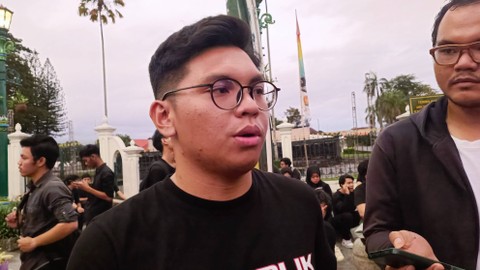 Ketua BEM UI Melki Sedek Huang ditemui di Yogyakarta, Rabu (29/11/2023). Foto: Arfiansyah Panji Purnandaru/kumparan