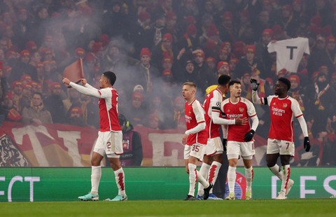 Arsenal vs Lens di Emirates Stadium Foto: David Klein/REUTERS
