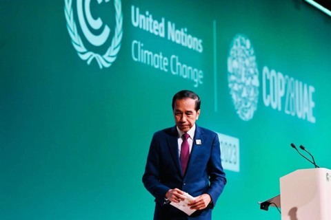 Presiden Jokowi hadir di KTT COP28 yang digelar di Dubai, Jumat (1/12/2023). Foto: Laily Rachev/Biro Pers Sekretariat Presiden