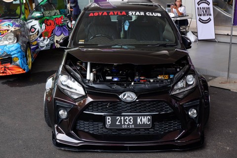 Modifikasi Daihatsu Ayla. Foto: Aditya Pratama Niagara/kumparan