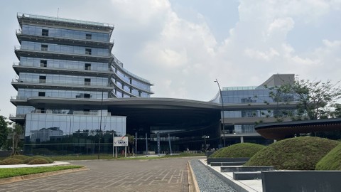Gedung Biomedical Campus Sinar Mas Land di kawasan BSD, Tangerang Selatan, pada Sabtu (2/12). Foto: Widya Islamiati/kumparan