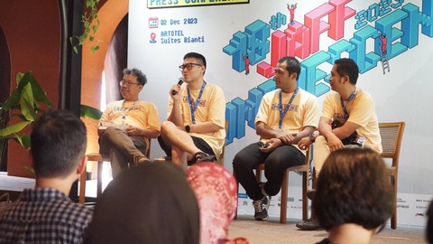 Konferensi pers penutupan JAFF 2023. Foto: Arif UT/Pandangan Jogja