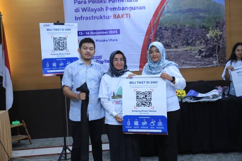 Program Pelatihan Digitalisasi untuk Pelaku Pariwisata di Kota Ternate oleh BAKTI Kominfo dan Atourin. Foto: Kominfo