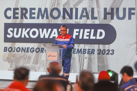 Direktur Utama PT Pertamina Hulu Energi Awang Lazuardi. Foto: Iqbal Firdaus/kumparan