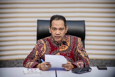 Wakil Ketua Komisi Pemberantasan Korupsi Nurul Ghufron berbicara kepada wartawan terkait penyelenggaraan Hakordia 2023 dalam konferensi pers di Gedung KPK, Jakarta, Jumat (8/12/2023). Foto: Jamal Ramadhan/kumparan