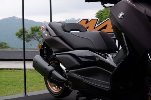 Desain jok baru di Yamaha XMAX Tech Max. Foto: Aditya Pratama Niagara/kumparan