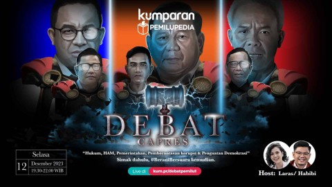 Debat Capres. Foto: kumparan