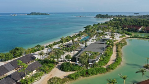 Kawasan Ekonomi Khusus (KEK) Tanjung Kelayang di Belitung, Kepulauan Bangka Belitung. 