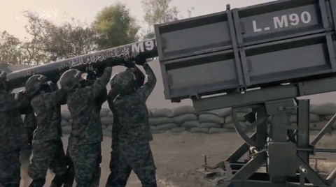 Brigade Al-Qassam memamerkan rudal terbaru dan mengirim pesan ke Israel dalam video yang dirilis 8 Desember 2023. Foto: Brigade Al-Qassam