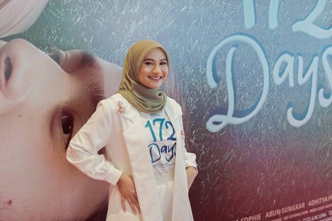 Istri mendiang Ameer Azzikra, Nadzira Shafa. Foto: Dok. Istimewa