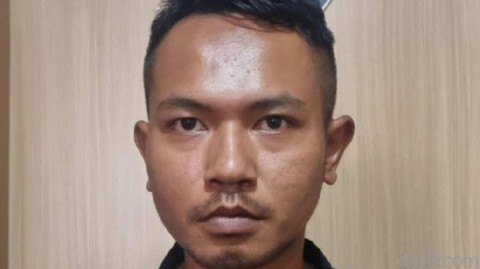 AMW (34), pelaku pembunuhan wanita yang ditemukan terikat lakban di kawasan Cikarang Timur, Kabupaten Bekasi. Foto: Dok. Istimewa