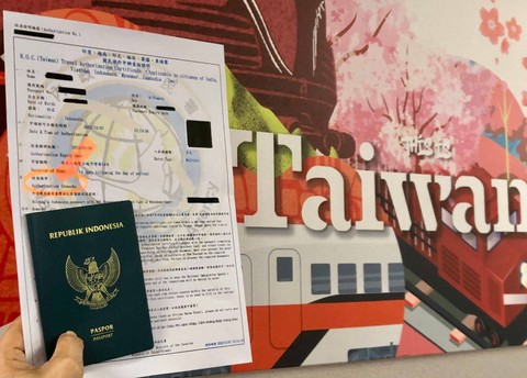 Ilustrasi pengajuan E-Visa Taiwan. Foto: Hotel Posto Dormire Sudirman