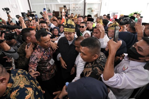 Capres nomor urut 1 Anies Baswedan melakukan rangkaian kampanye di Riau, Rabu (13/12/2023). Foto: Dok. Istimewa