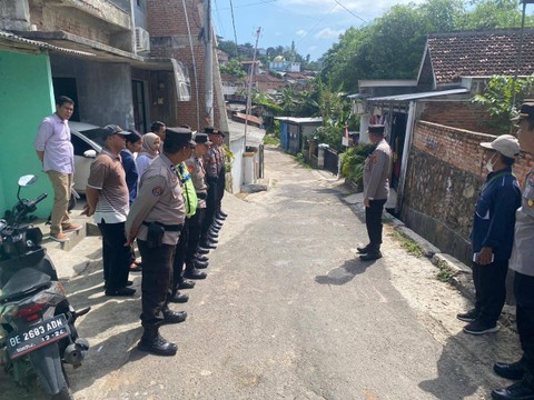 Sejumlah personel Polda Lampung dikerahkan di 58 titik kampanye di Provinsi Lampung. | Foto: Dok Polda Lampung