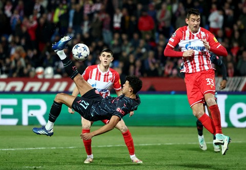 Manchester City vs Crvena Zvezda di Liga Champions, Kamis (14/12) dini hari WIB. Foto: Reuters/Marko Djurica