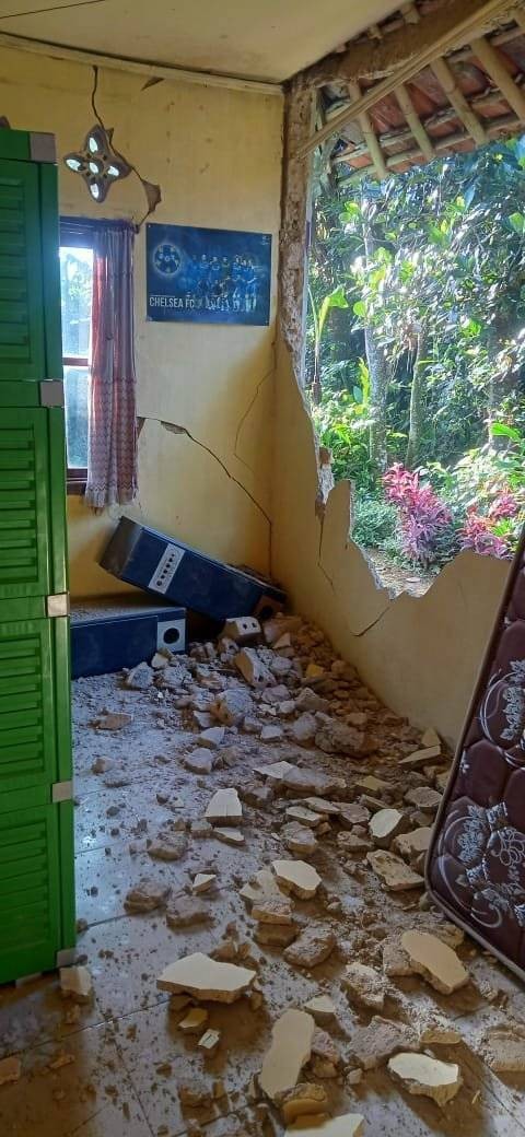 Gempa 4,6 magnitudo di Sukabumi berdampak kerusakan di Bogor. Foto: Dok. Istimewa