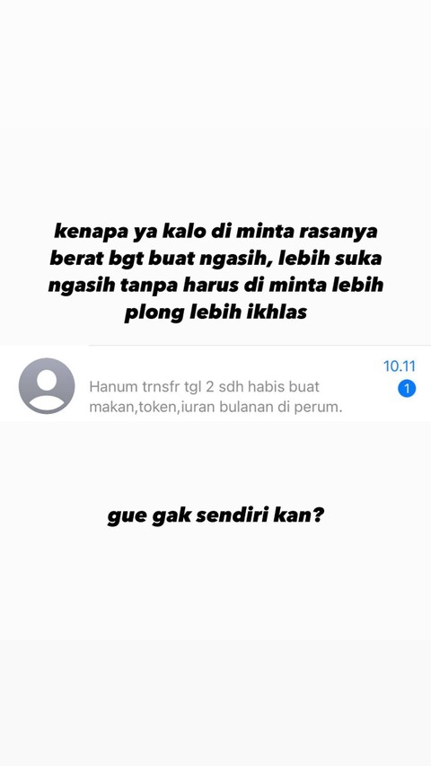 Hanum Mega bongkar aib sang ayah. Foto: Instagram @real.hanummegaa
