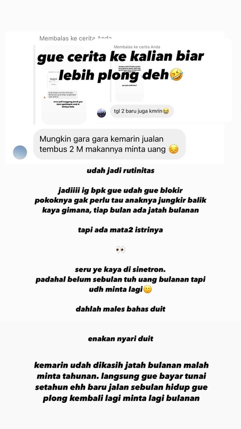 Hanum Mega bongkar aib sang ayah. Foto: Instagram @real.hanummegaa