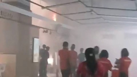 Kebakaran di Lippo Mal Puri Jakarta Barat, Kamis (14/12/2023). Foto: Dok. Istimewa