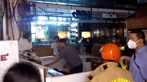 Kebakaran di Lippo Mal Puri Jakarta Barat, Kamis (14/12/2023). Foto: Dok. Istimewa
