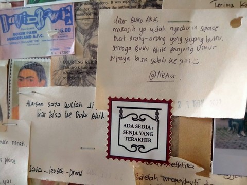 Sumber: Dokumentasi Pribadi | Kesan dan pesan dari pengunjung Buku Akik