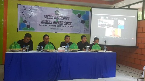 Media gathering yang dilaksanakan Kantor Wilayah Kementerian Agama Sulawesi Barat. Foto: Adi Pallawalino