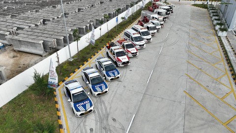 Tim Satuan Tugas (Satgas) Siaga Mudik Nataru 2023/2024 Hutama Karya. Foto: dok. Hutama Karya