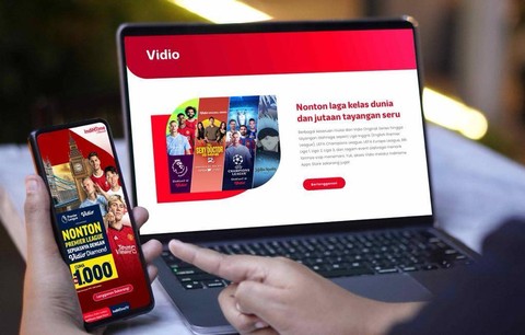 Paket Vidio Diamond Telkomsel x Vidio Foto: Telkomsel