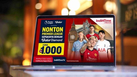 Paket Vidio Diamond Telkomsel x Vidio Foto: Telkomsel