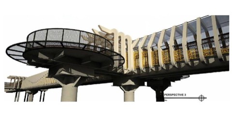 Desain Jembatan Siger Milenial, Kota Bandar Lampung | Doc: Dinas PU Kota Bandar Lampung