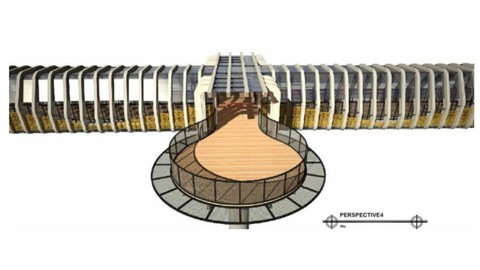 Desain Jembatan Siger Milenial, Kota Bandar Lampung | Doc: Dinas PU Kota Bandar Lampung
