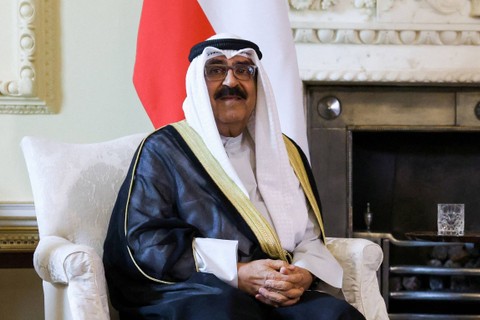 Emir baru Kuwait, Sheikh Meshal al-Ahmad al-Jaber al-Sabah. Foto: Hollie Adams/Pool/AFP