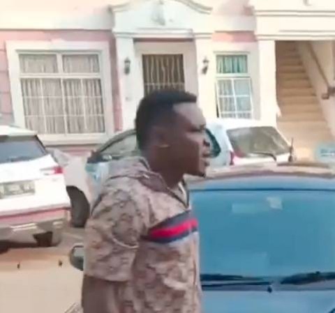 Tangkapan layar saat Olisa mengamuk dan menampar warga Tangerang. Dok: Ist