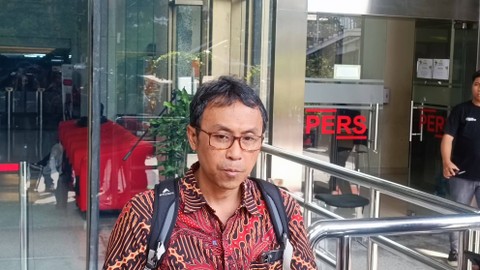 Sekjen TII, Danang Widoyoko, saat dijumpai usai acara KPK Mendengar, Kamis (21/12/2023). Foto: Thomas Bosco/kumparan