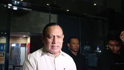 Mantan Ketua KPK Firli Bahuri di Gedung KPK, Jakarta, Kamis (21/12/2023). Foto: Thomas Bosco/kumparan