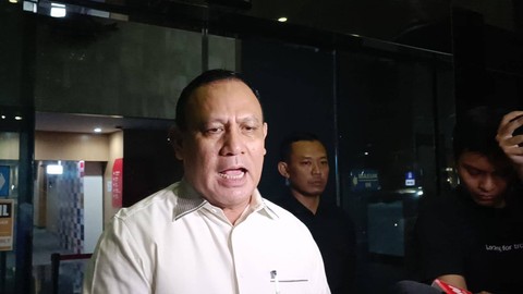 Mantan Ketua KPK Firli Bahuri di Gedung KPK, Jakarta, Kamis (21/12/2023). Foto: Thomas Bosco/kumparan